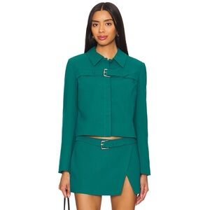 Amanda Uprichard Helsa Jacket in Jewel M